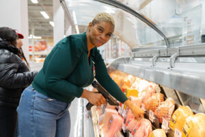Woman Working in Deli Department at BJ's Wholesale